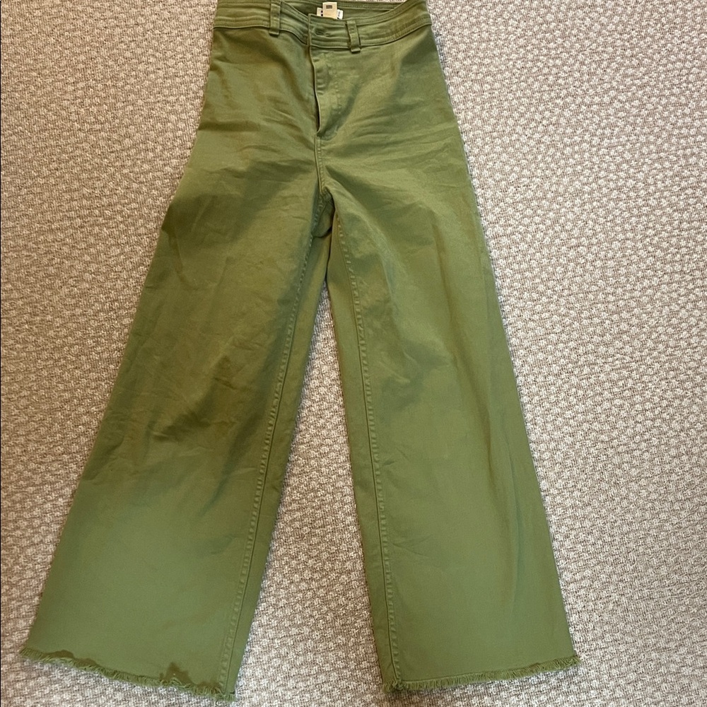 Billabong Free Fall High Waisted Green Pants